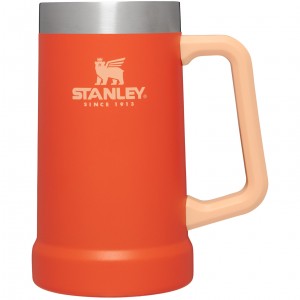 Stanley Adventure Big Grip Beer Stein | 24oz Mugs Tigerlily | NEL501672