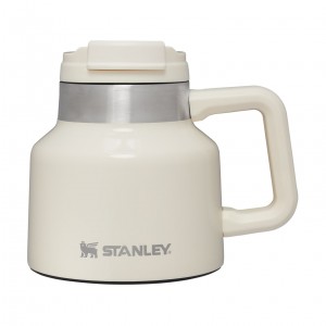 Stanley Adventure Tough-To-Tip Admiral's Mug | 20oz Cream Gloss | RMP481756
