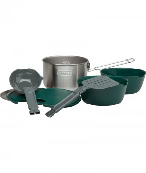 Stanley All-In-One Two Bowl Cook Set | Stainless Steel Camp Cookware Stainless | LZN453689