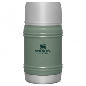 Stanley Artisan Thermal Food Jar | 17 OZ Hammertone Green | DRO361975