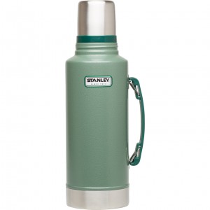 Stanley Classic Insulated Vacuum Bottle | 2 QT Hammertone Green | IDJ824317