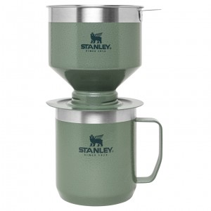 Stanley Classic Perfect-Brew Pour Over Set | Camp Coffee Maker Hammertone Green | KCJ596413