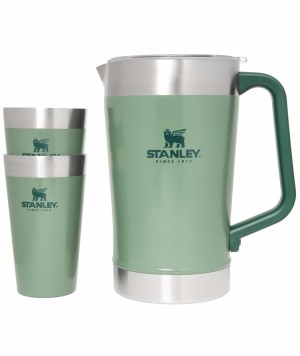 Stanley Classic Stay Chill Insulated Pitcher Set Hammertone Green | PNE725691