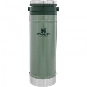 Stanley Coffee Mug w/ Integrated French Press | 16 oz Hammertone Green | BFR495682