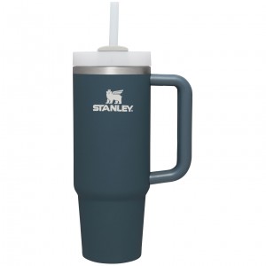 Stanley Quencher H2.0 Travel Tumbler | Soft Matte | 30 OZ Stormy Sea | OJQ901846