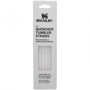 Stanley Replacement Straw 4 Pack | 14 oz to 20 oz Quencher Tumbler Clear | KZC749625
