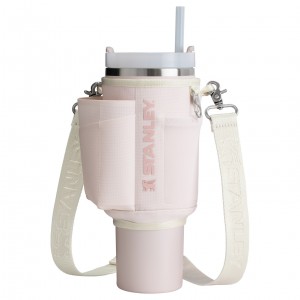 Stanley The All Day 40 OZ Quencher Carry-All Rose Quartz | LXV481756