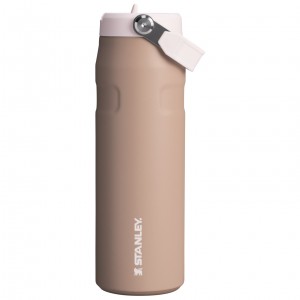 Stanley The Almond Rose IceFlow™ Bottle with Flip Straw Lid | 24 OZ Almond Rose | QJM734129