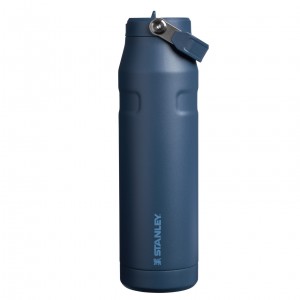 Stanley The IceFlow™ Bottle with Flip Straw Lid | 36 oz Navy | KEC728635