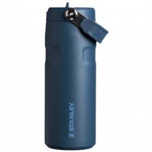 Stanley The IceFlow™ Bottle with Flip Straw Lid | 16 oz Navy | OYH504187