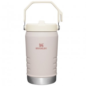 Stanley The IceFlow Flip Straw Jug | 40 OZ | Insulated Water Jug Rose Quartz | QIM084279