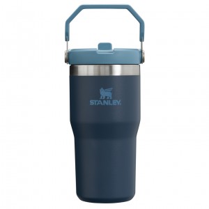 Stanley The IceFlow Flip Straw Tumbler | 20 OZ | Insulated Water Bottle Navy | OFR826541