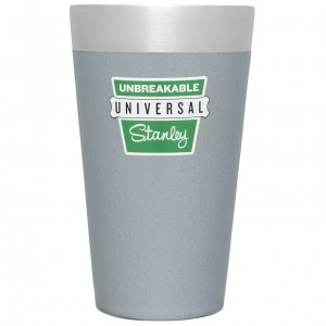 Stanley The Milestones Stacking Beer Pint | 16 OZ | Insulated Stainless Steel 1960 Hammertone Silver | LUS179052