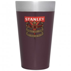 Stanley The Milestones Stacking Beer Pint | 16 OZ | Insulated Stainless Steel 1940 Garnet Gloss | DAG245716