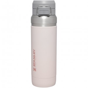 Stanley The Quick Flip Go Water Bottle | 36 OZ Rose Quartz | NGW083715