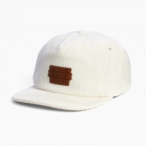 Stanley The Stanley Stack Patch Corduroy Cap Pale Stone | UHF497358