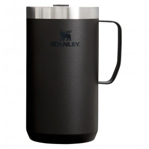 Stanley The Stay-Hot Camp Mug | 24 OZ Black 2.0 | WOH159683